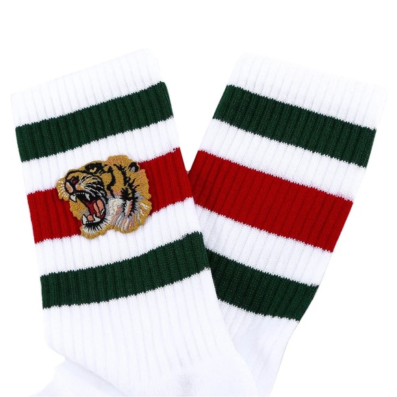 Gucci Tiger Appliqué Little Williams Socks NWT* - Picture 3 of 3